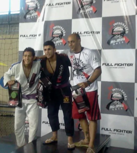 Podio Campeonato Paulista de Jiu Jitsu 2012 — Profesor Chicão